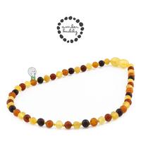 Gambar Amber Buddy | XB54M1M Kalung & Gelang Amber Bayi Multicolour Yellow Matte - 32cm & 14cm. - Kalung XB54M1M dari Amber Buddy Indonesia Kota Denpasar 3 Tokopedia