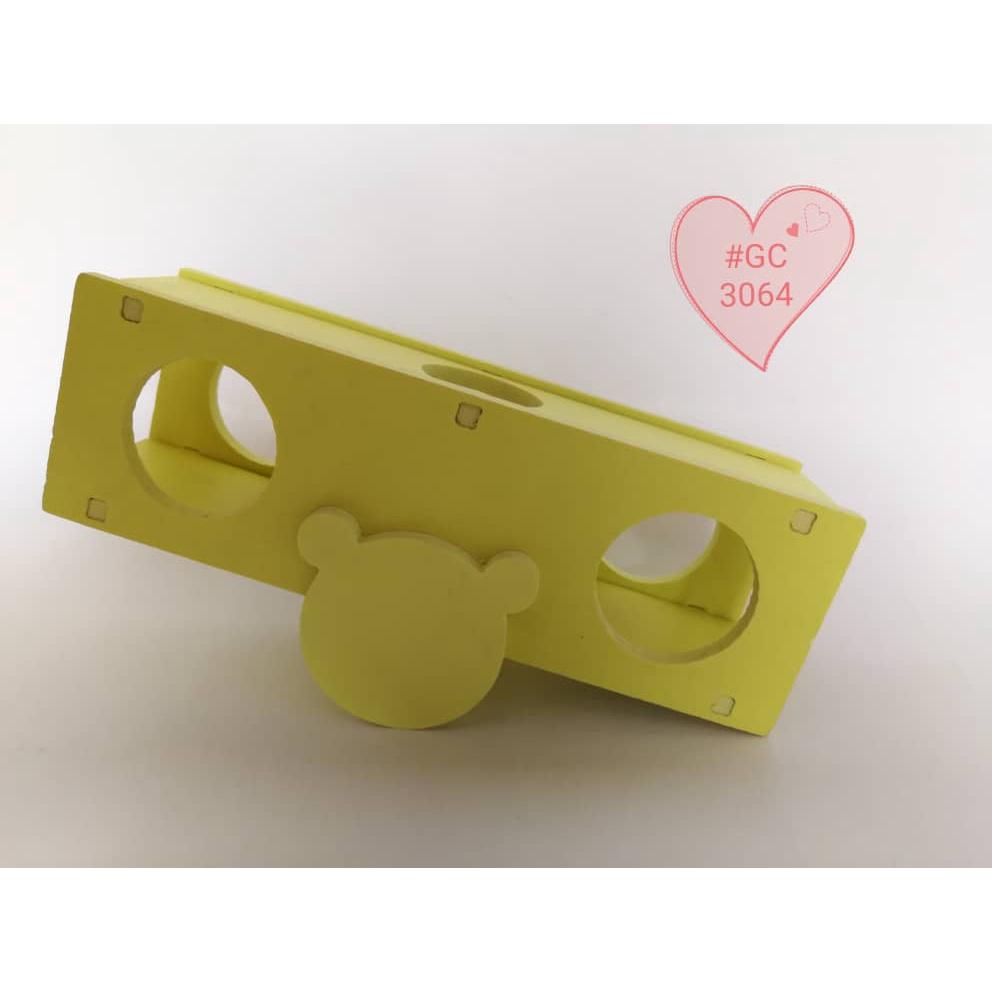 Hamster Seesaw GC-3064 Wooden Fun Toy Furniture [Random Color] Mainan Perabot Kayu