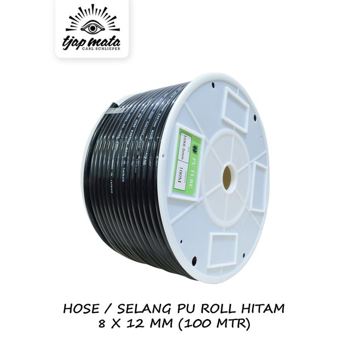 Gambar TJAP MATA / CAP MATA Selang PU Roll Hitam 8.0 X 12MM X 100M dari Tjap Mata Indonesia Kota Administrasi Jakarta Pusat Tokopedia