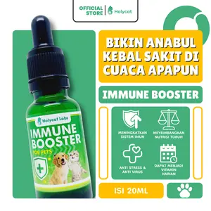 Holycatlabs Vitamin Imun Kucing Tetes Untuk Melawan Virus Immune Booster 20 ML
