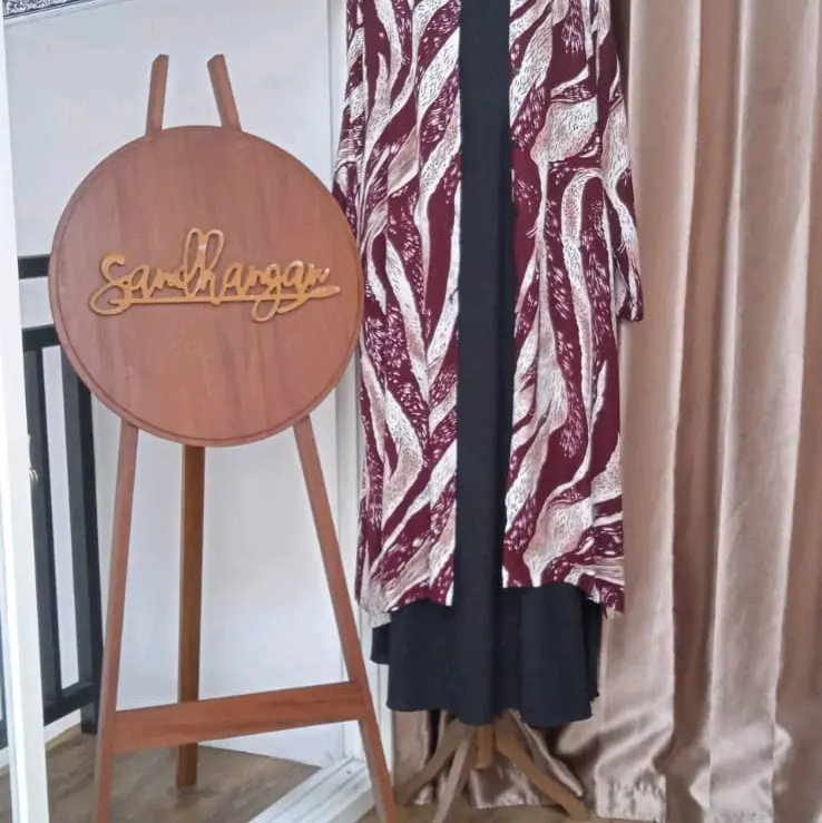 LONG OUTER TUNIK WANITA RAYON MUSLIM