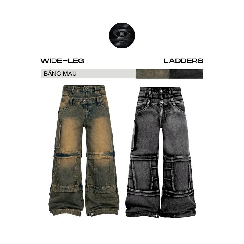 Bad Choices | Quần jean Wide-legs LADDERS thiết kế 2 lưng StreetStyle