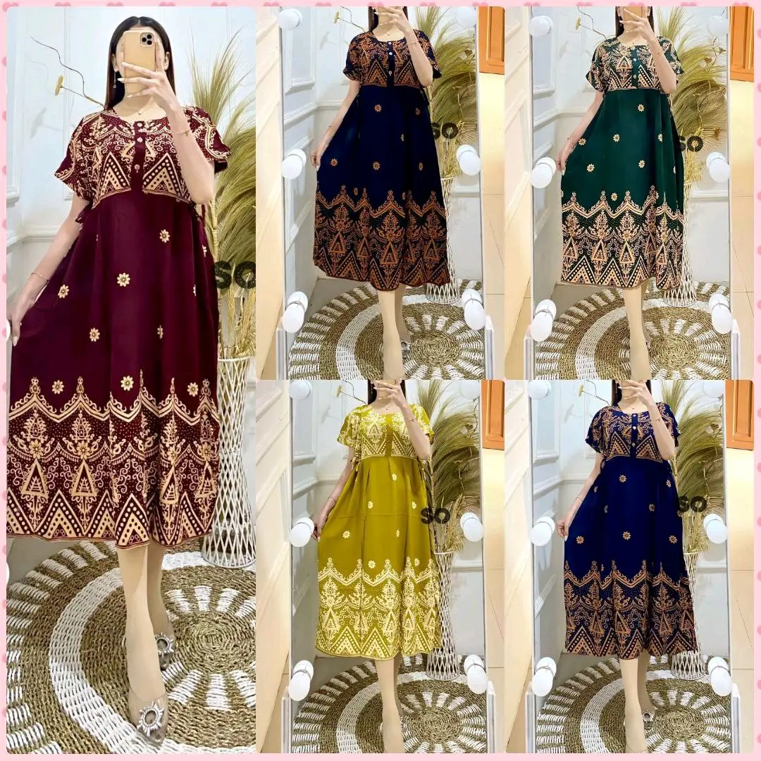 Daster Chibi/Tali 4/Busui Friendly/Motif Sultan Kembang