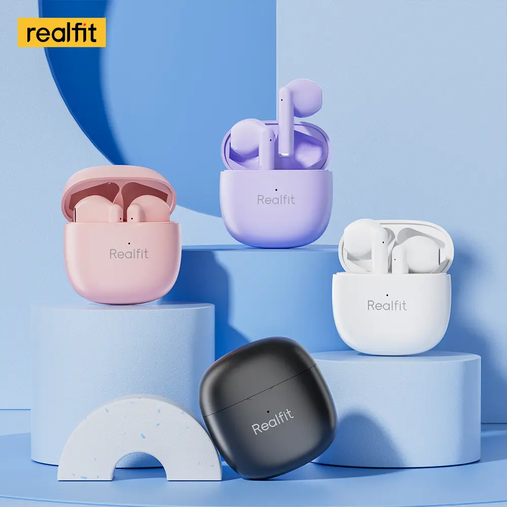 Tai Nghe Nhét Tai Nghe Bluetooth, Realfit F1 TWS, Chất Lượng HIFI, Tai Nghe Không Dây Chân Thực, Có Mic, BT5.3, Âm Trầm Tuyệt Vời | BigBuy360 - bigbuy360.vn