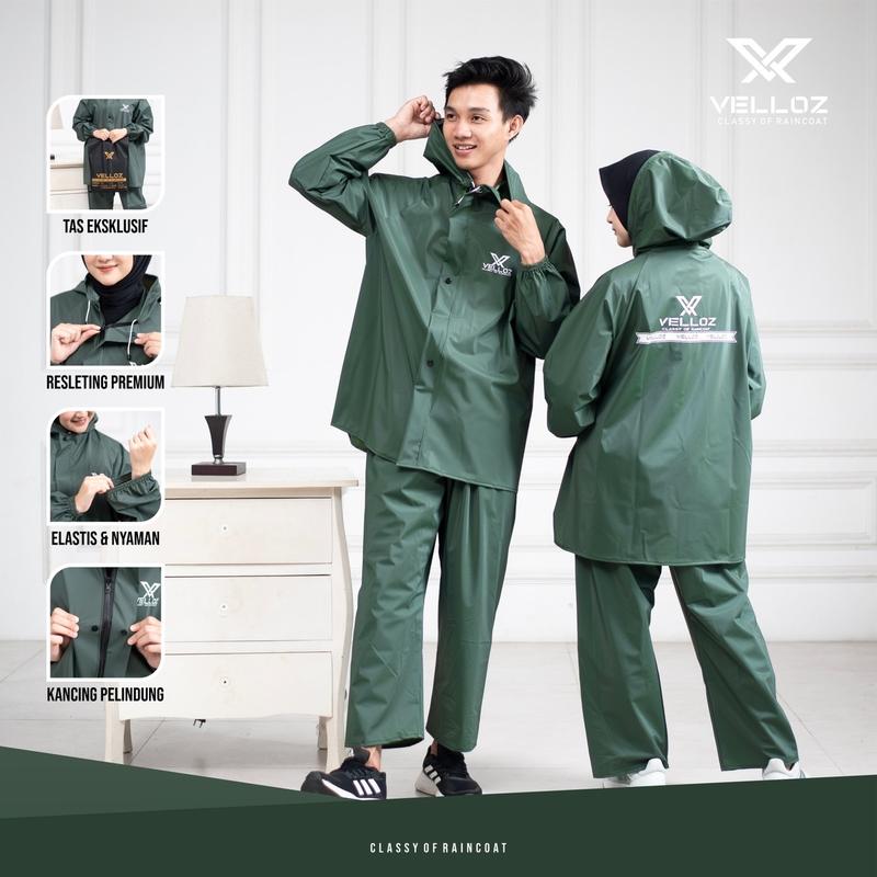 Product Introduction of (PAKET HEMAT COUPLE) BELI 2 JAS HUJAN COUPLE Lebih Hemat Terbaik Pria Wanita Bahan Tebal Elastis Anti Rembes 10