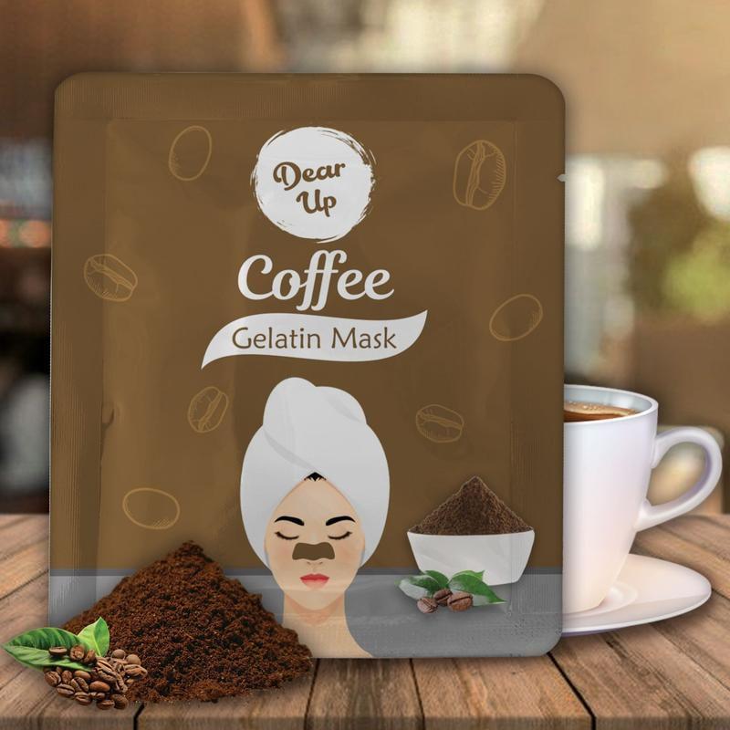 BPOM DEAR UP GELATIN MASK MASKER GELATIN KOMEDO WAJAH Mencerahkan Aging Hitam 0