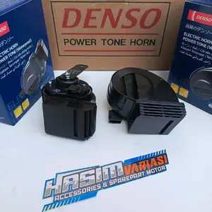 KLAKSON KEONG DENSO 1PIN TOYOTA 12 Volt WATERPROOF ANTI AIR MOBIL INOVA,INOVA REBORN AVANZA NEW, RUSH, PORTUNER, PAJERO , VELOZ, CALYA, AGYA, BRIO, FREED Accessories Car