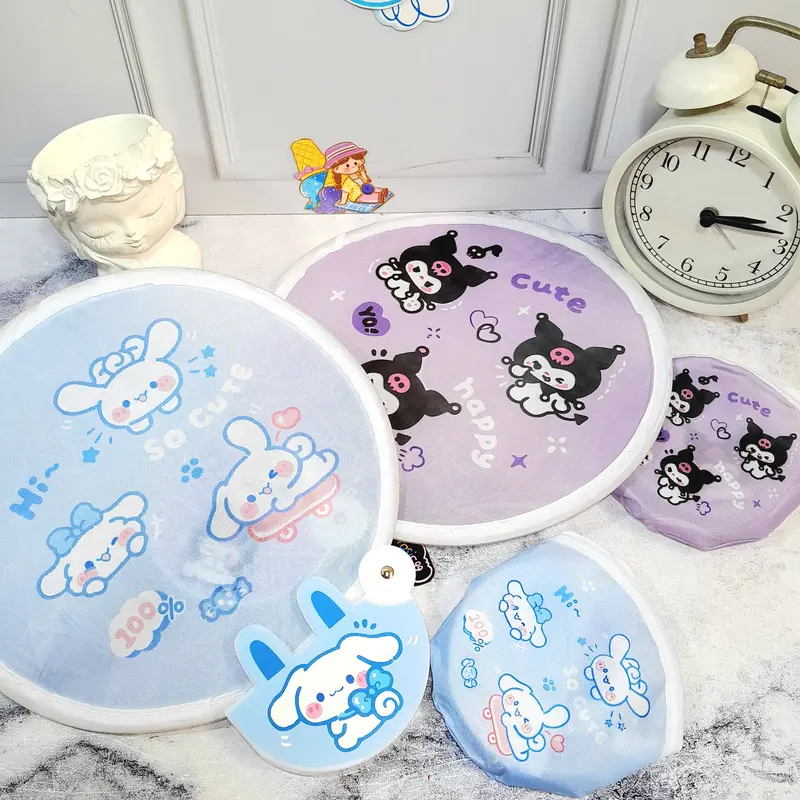 Kipas Lipat Sanrio Bentuk Bulat Foldable Bisa Di Lipat Imut Lucu / Kipas Lipat Sanrio Bulat Bahan Plastik Unik Cute Kesukaan Anak-Anak Perlengkapan Sekolah Kekinian Best Quality Harga Termurah Bisa Grosir dan COD 6
