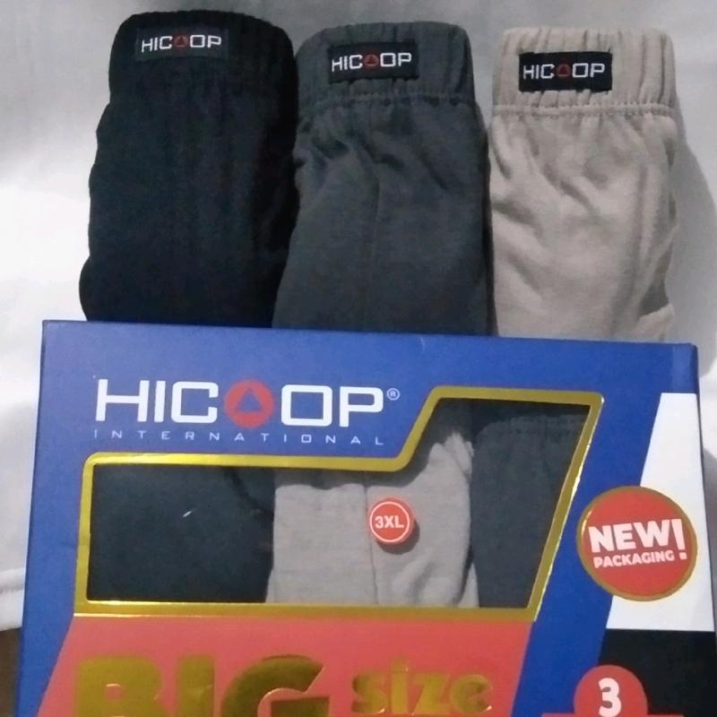 pria big size jumbo isi 3pcs size 2XL 3XL 4XL   Pria Polos Boxer 6