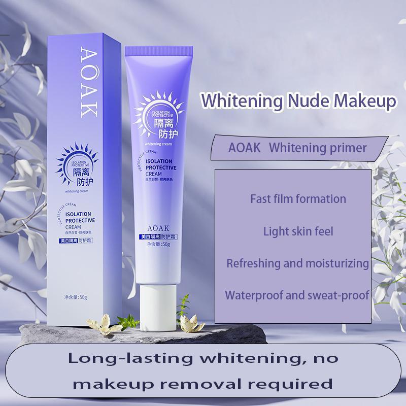 Kem, Làm Trắng, Dưỡng Ẩm, Làm Sáng Tông Màu Da, Chống Nắng, Màu Ấm, Thích Hợp Cho Người Lười Biếng, TJ8