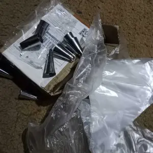 10 pcs spuit wilton lokal + plastik segitiga 10 pcs dekorasi kue alat dapur kitchenware