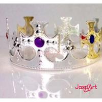 Gambar Mahkota King Queen / Crown / Tiara / Mahkota Raja / Dus - king silver dari Jaspart Kota Administrasi Jakarta Barat 4 Tokopedia