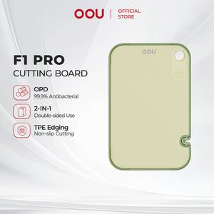 Papan Pemotong Pelbagai Fungsi Antibakteria, OOU, dengan Pengasah Pisau, F1 Pro