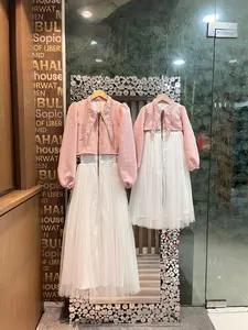 GAMIS COUPLE TUTU TWEED by bombshellstores / set wanita / set 2 in 1 / ootd kondangan / Gamis kondangan / Gamis kekinian