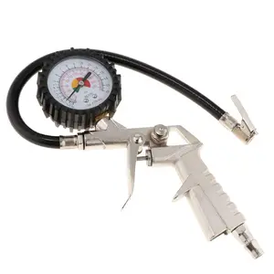 Alat Ukur Isi Tekanan Angin 3in1 Tire Inflator Angin Kompresor dengan Manometer dan Desain Semprotan Praktis 220psi 16bar Motorcycle