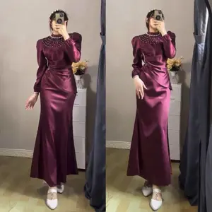 Kirey Dress Premium Dress Duyung Bridesmaid Kondangan Kekinian Gamis Pesta Mewah