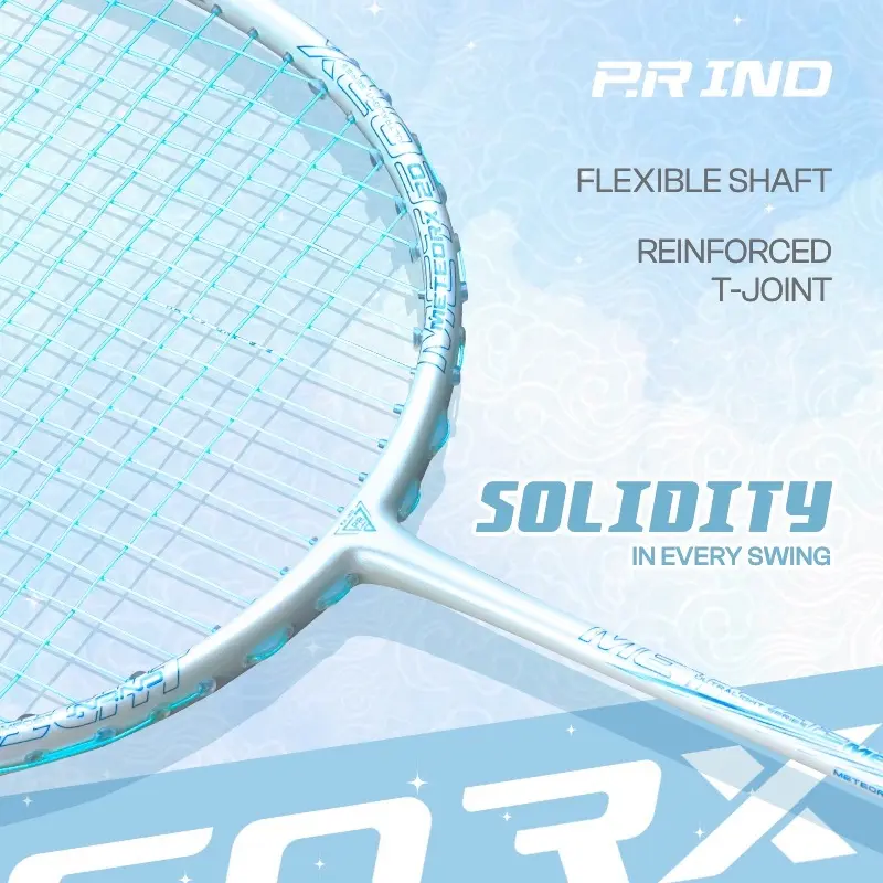 LIMITED PROMOTE FREE GRIP & TAS ｜CONTROL BALANCE Raket Badminton METEOR X20 | HUNDRED Carbon Fiber Original | Free Grip & Tas (Purui/PR) 4