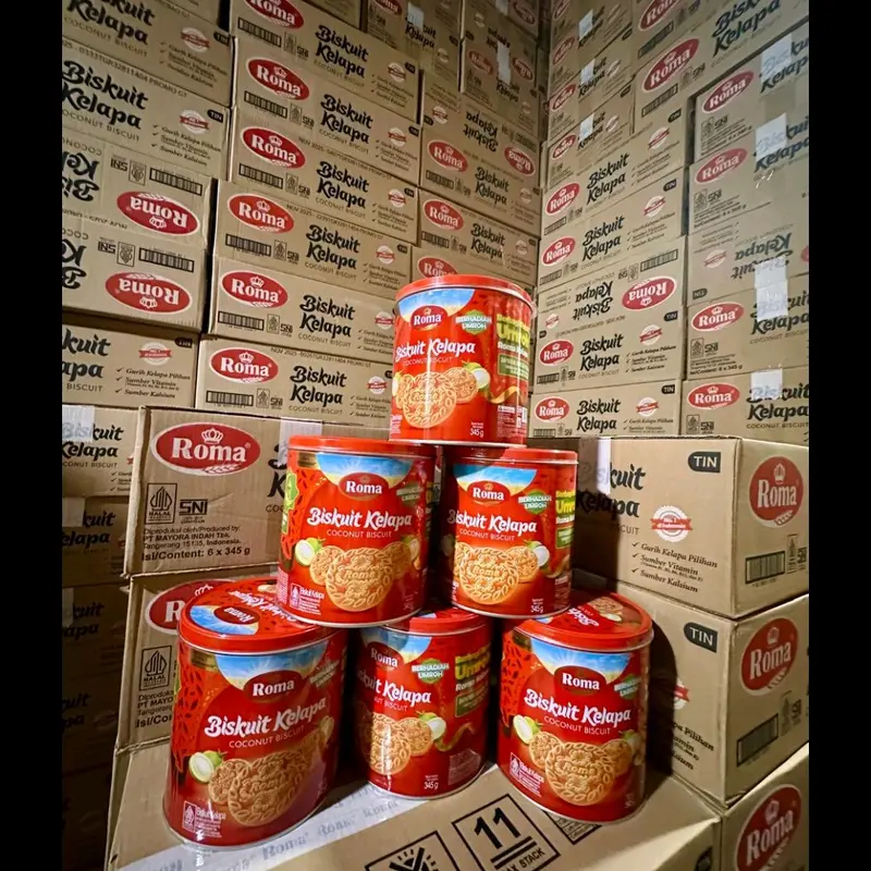 ROMA sandwich lemon timba.Roma Kelapa Kaleng Berhadiah - Kue Lebaran 345gr - Makanan, Bawang, Kering, Snack, Nastar, Pedas, Cemilan parcelle baranidul 4
