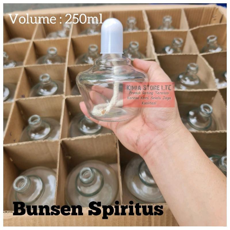 BUNSEN SPIRITUS 150ML / LAMPU SPIRITUS 150ML / KOMPOR SPIRITUS / KOMPOR CAMPING Alat Laboratorium 5