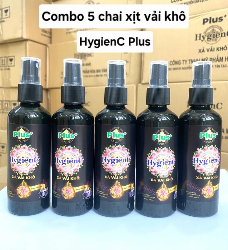 [Tặng quà] Combo 5 Chai Xịt Vải Khô Hygienc 100ml - Thơm Nhẹ Dịu, Làm Sạch- tặng quà ngẫu nhiên của Kho