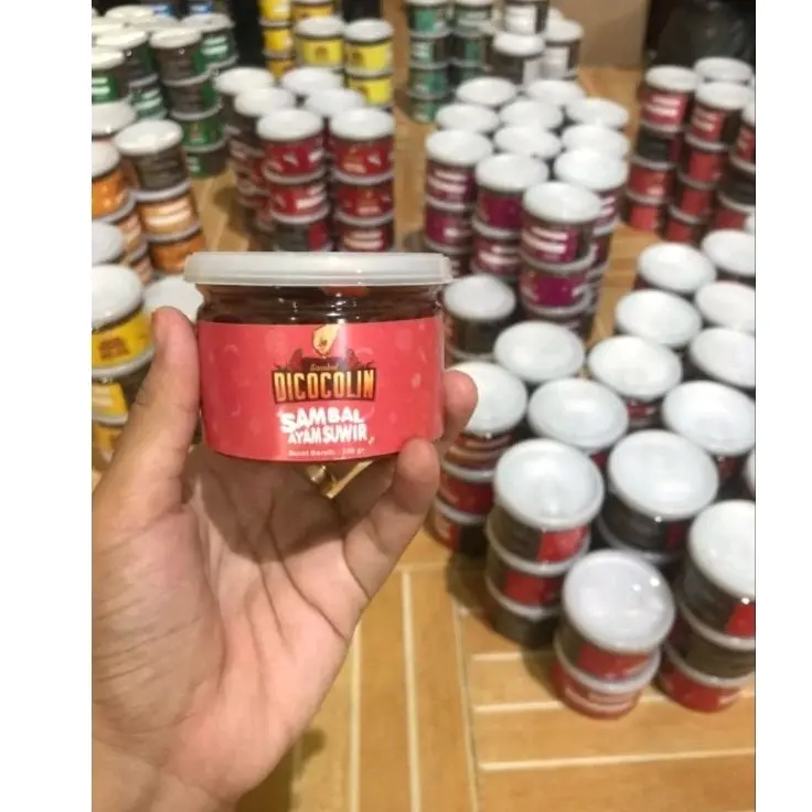 Sambal Ayam Suwir (new varian by dicocolin) pilihan yang lebih sehat indonesia halal SPP-IRT 1