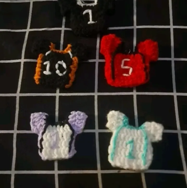 HAIKYUU JERSEY TEAM KEYCHAIN || GANTUNGAN KUNCI JERSEY HAIKYUU AMIGURUMI