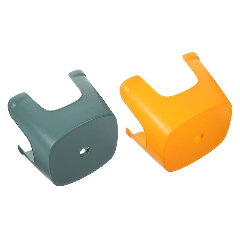Product Introduction of 2Pcs Household Foot Stool Toilet Stepping Foot Stool Plastic Bathroom Foot Stool Shower Lightweight Shower Lightweight 9