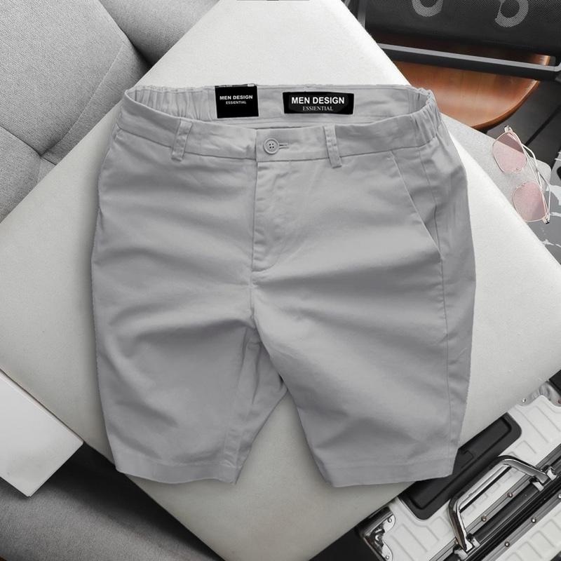 1 Quần Short Kaki Nam Có Co Giãn 6 Màu MEN DESIGNER - Phong Cách Trẻ Trung Menswear Nhung