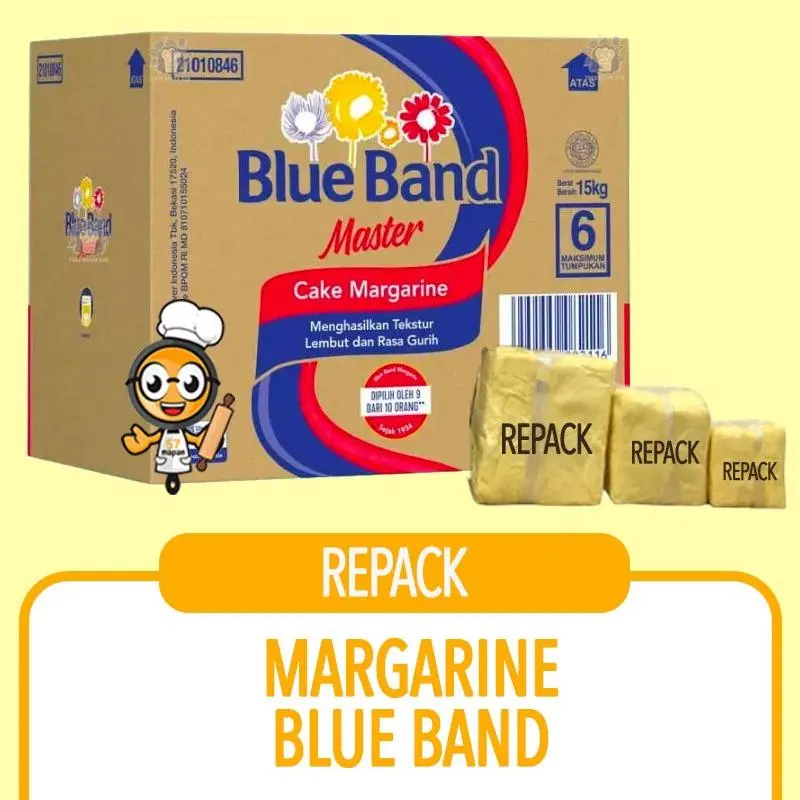 MARGARINE BLUEBAND MCM 250 GR, 500 GR, 1 KG
