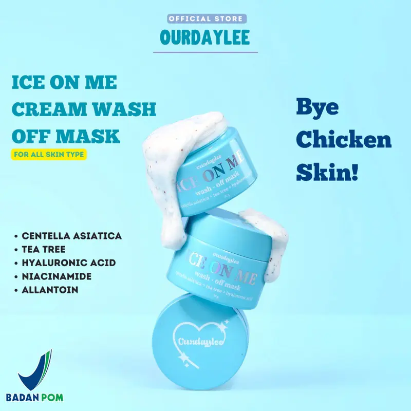 OURDAYLEE ICE ON ME WASH OFF MASK BPOM