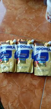 Product Review of Dapat 3 pcs Indomilk susu kental manis 260gr creamy original Food Flag from L**🌹 0