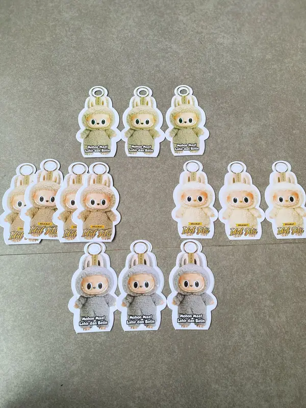 PROMO DISKON Amplop untuk Lebaran 3D Kartun Labubu Lucu 50pcs viral Mix random 2025 5