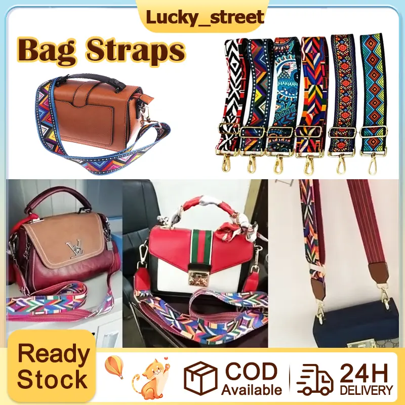 Bag Straps Adjustable With Gold Buckle for Crossbody Adjustable Bag Accessories Replacement Long Strap Belt Belt For Bag Accessories Nylon Strong