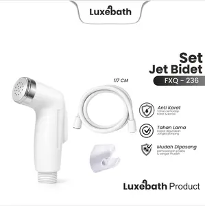 Set Bidet Toilet Shower Set Jet Bidet Cebok Kloset Closet Selang + Kepala Shower FXQ-236