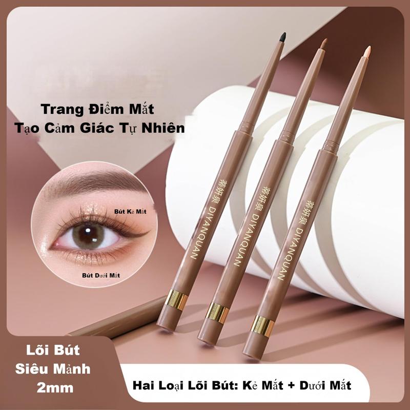 Bút Chì Kẻ Mắt Dạng Gel, Chính Xác, Mịn Và Rực Rỡ, Với Hiệu Ứng Ánh Ngọc Trai, Không Thấm Nước, Lâu Trôi, Chống Nhòe, Thích Hợp Cho Bút Chì Dưới Mắt------FB