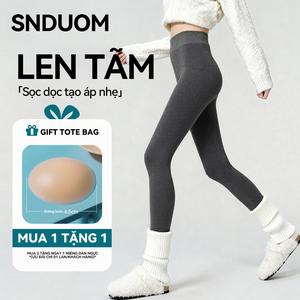 Quần Tất Dệt Kim Họa Tiết SNDUOM Giữ Nhiệt, Công Nghệ Heattech, BH 1 ĐỔI 1, Mẫu DS3052