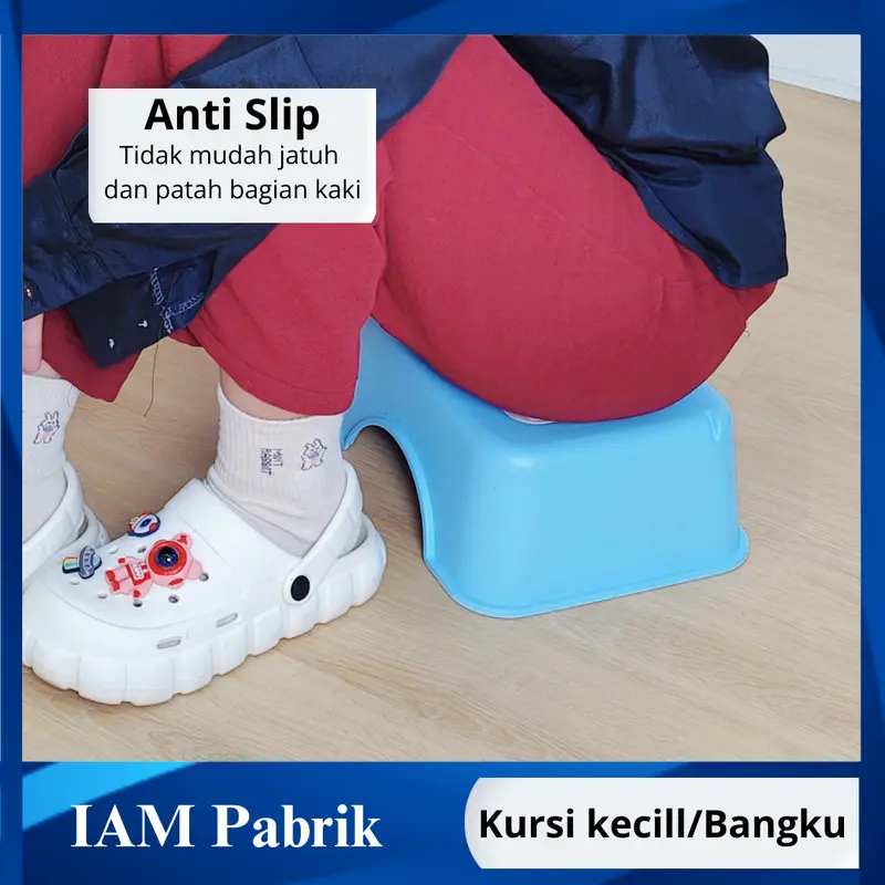 [COD] Kursi Indoor Kecil / Bangku Kaki / Chair Kursi Cuci Tebal Multifungsi Plastik Motif Abjad Lucu Dan Minimalis Furniture 2