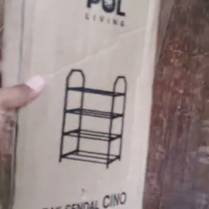 POL - Rak Sepatu Sendal Mini Cino Plastik 4 Susun