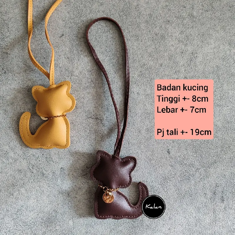 KALAN Gantungan Tas/Kunci Kucing Lucu Bag Charm 2