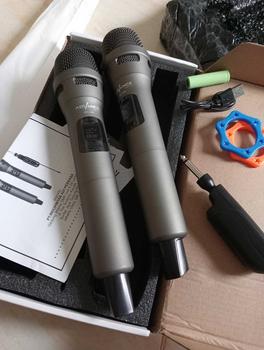 Product Review of 【COD】Advance MIC-209 Double Mic Wireless Recharger Bisa digunakan untuk Souncard/Speaker Garansi Resmi 1 Tahun    Microphone Black from @**R D**! 1