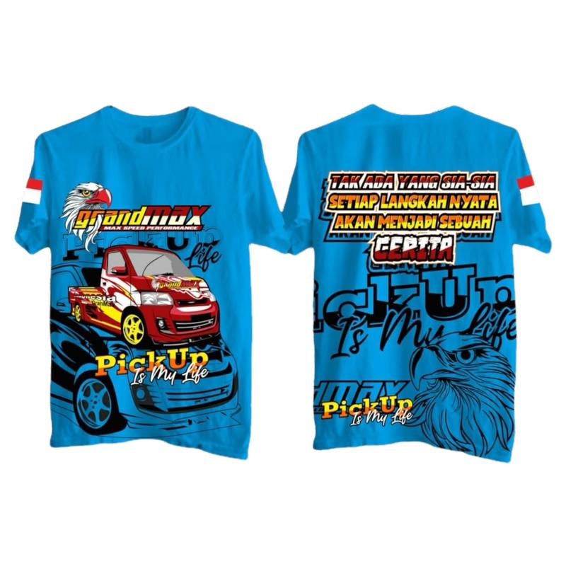 Kaos Grandmax Elang Catoon Combat 24s Sablon Plastisol Full Print 1