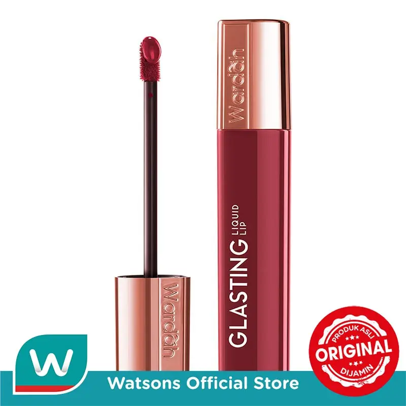 Wardah Glasting Liquid Lip 12 Shine Sorbet 3.5g 1