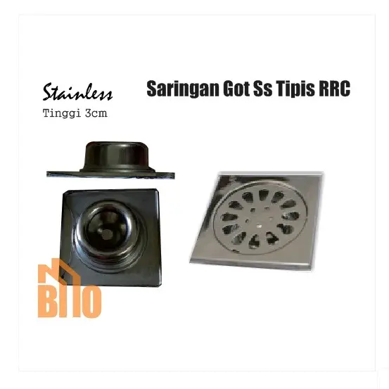 saringan got stainless tebal & tipis