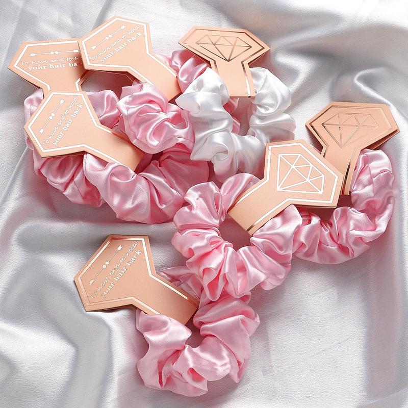 Product Introduction of 7 Pieces Bridal Bridal Gift With Solid Color Satin Hair Band Set Gift Box 14