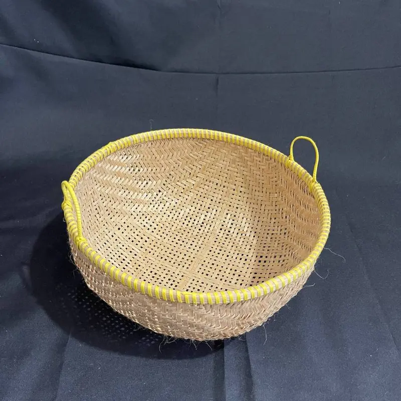 1 Set Isi 3 Ayakan Saringan Kalo Tompo Tanggok Bambu Serbaguna Tempat Wadah Penyimpanan Kitchenware 5