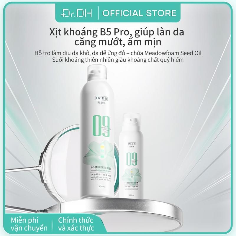  Máy Phun Sương Dưỡng Ẩm Cho Da Mặt Dr.DH Với Panthenol Chăm Sóc Da Tinh Chất Dưỡng Ẩm Sâu Và Làm Dịu 100ml 