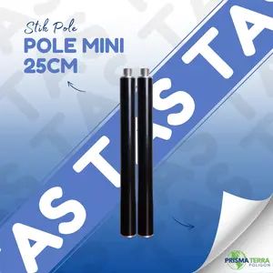 Stik Pole Mini Hitam 25cm untuk GPS Ekstension Pole Universal