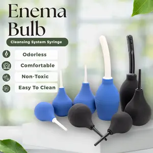 Enema Bulb Cleansing System Syringe - Alat Cebok Detoks Usus Pembersih Higienis Area Pribadi Pria Wanita 224ml