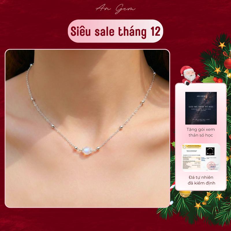  Dây chuyền nữ đá tự nhiên Stella vòng cổ nữ phối đá năng lượng phong thuỷ phong cách tối giản phụ kiện vòng tay nữ An Gem quà tặng sinh nhật giáng sinh Noel Tết Valentine  TẶNG GÓI XEM THẦN SỐ HỌC  
