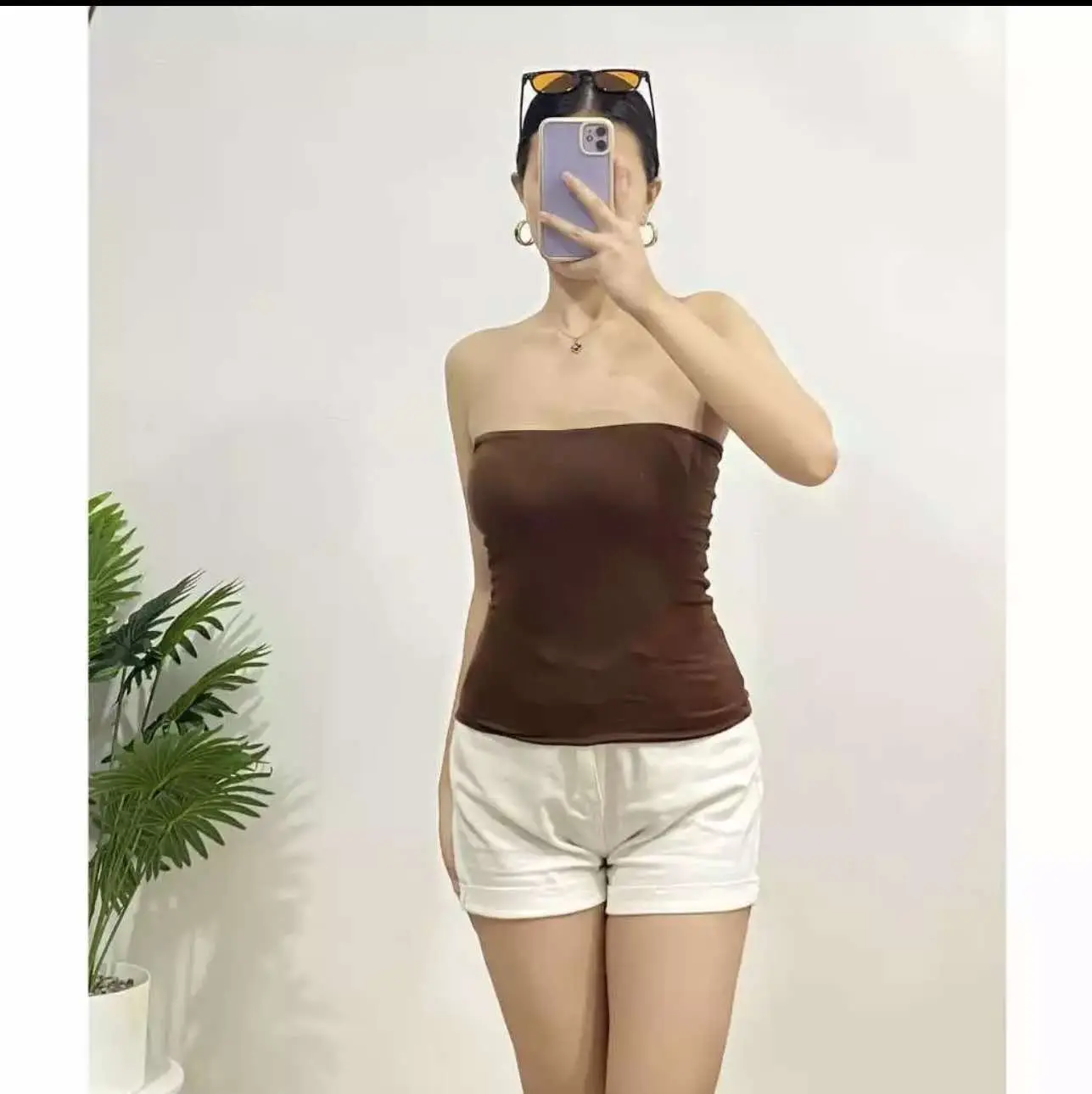 RIZZA TUBE DOUBLE LINING FOR WOMEN FREE SIZE FIT SMALL TO LARGE